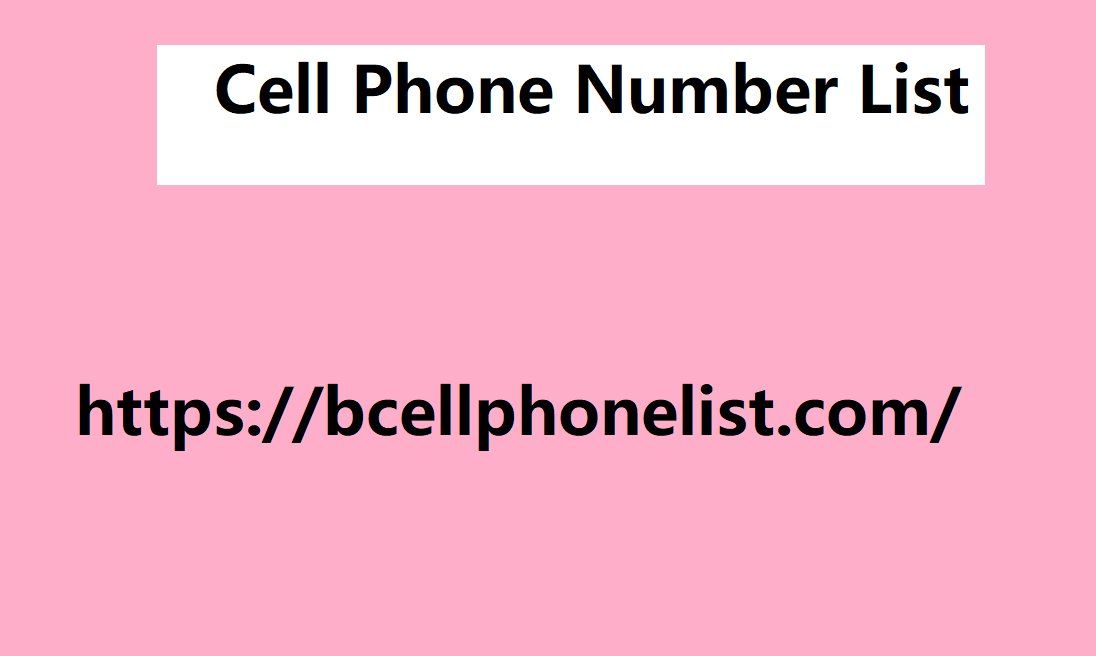 Australia Mobile Number List 