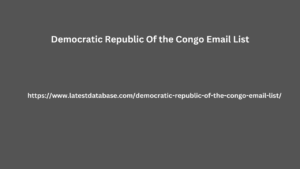 Democratic Republic Of the Congo Email List