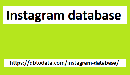 Instagram database