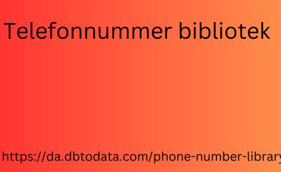 Telefonnummer bibliotek