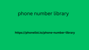 phone number library