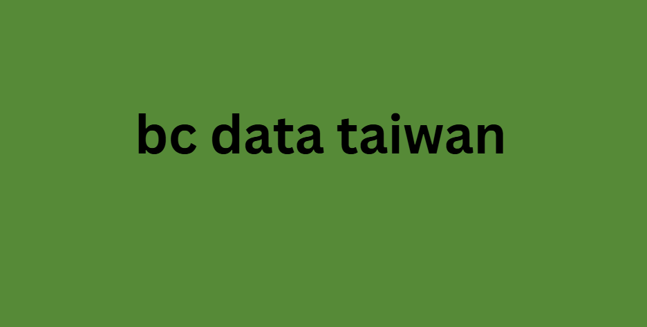 BC Data Taiwan 