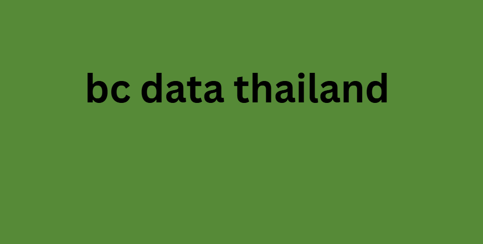 BC Data Thailand 