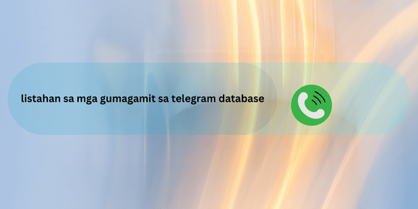 listahan sa mga gumagamit sa telegram database