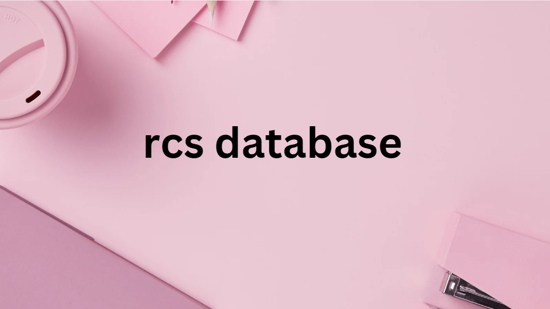 rcs database